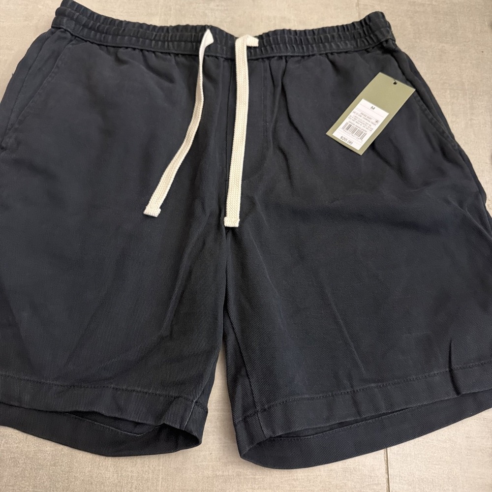 Goodfellow & Co Mens 7" Vintage Waffle Pull-On Shorts Charcoal Medium NEW